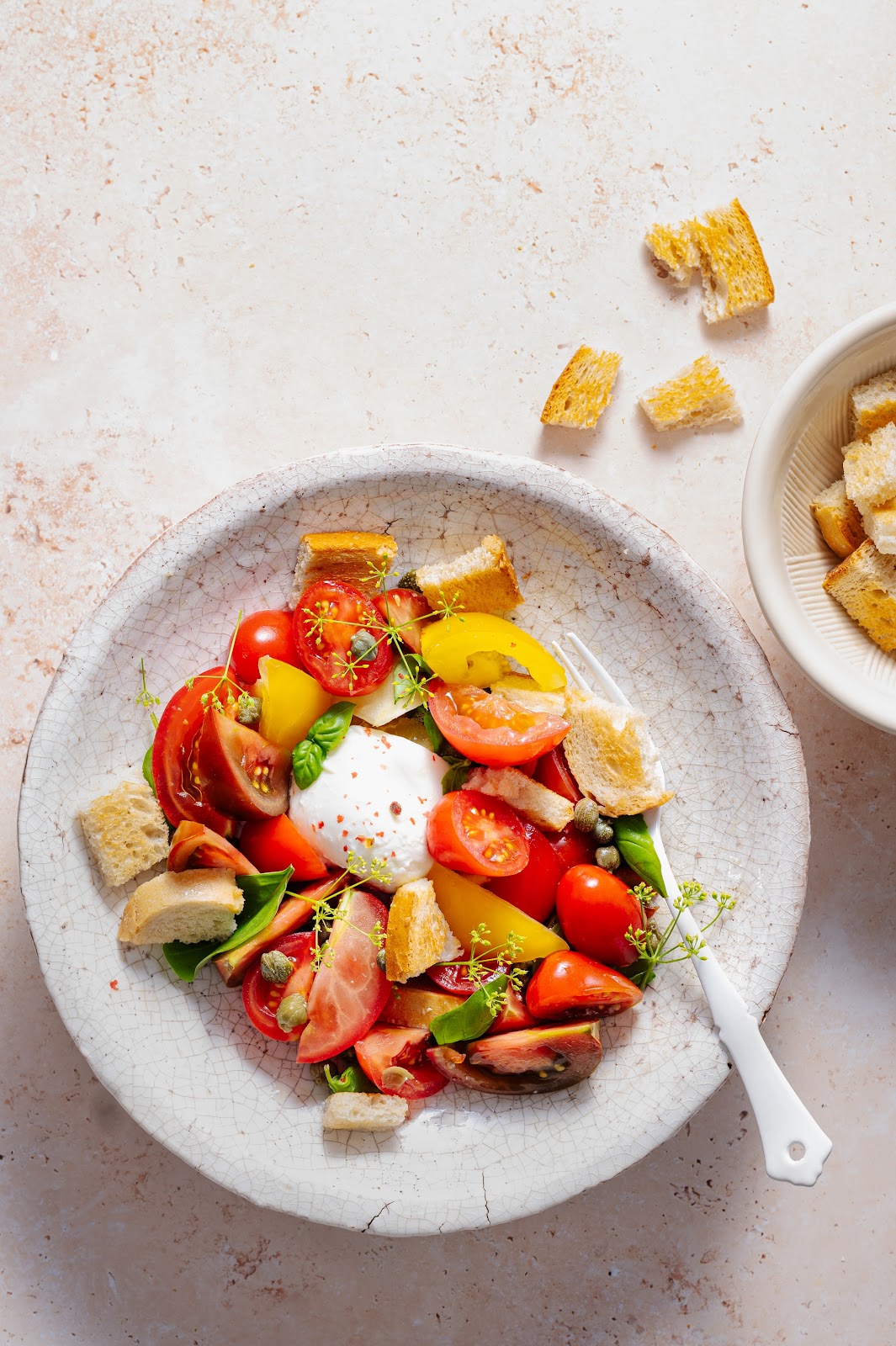 Tomatoes with Mozarella Cheese