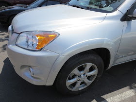 Fender & bumper on 2012 Rav4 after collision repairs at Almost Everything Auto Body