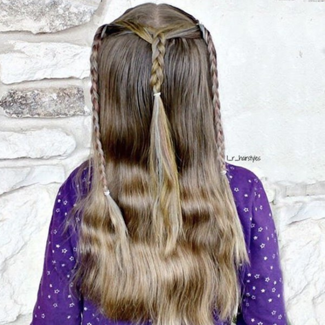 little girl braid hairstyle 2019