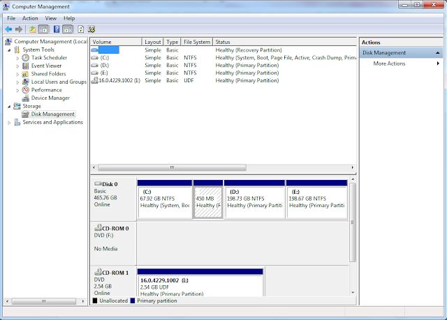 Cara Hidden Drive Disk Pakai Computer Management