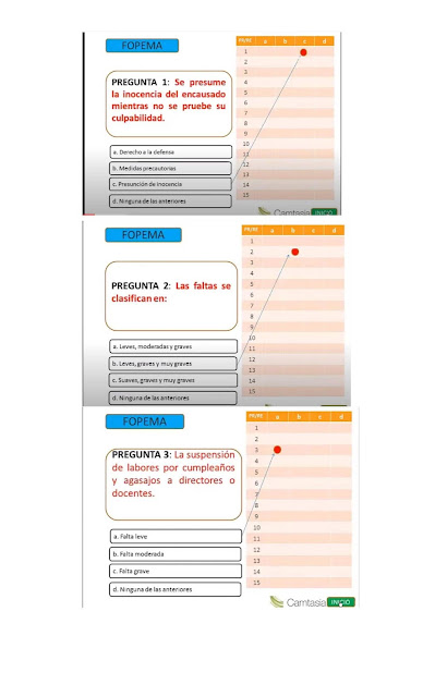 Preguntas del Ascenso de Categoría Reglamento de Faltas y Sanciones