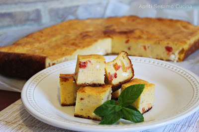 Torta salata con farina di mais