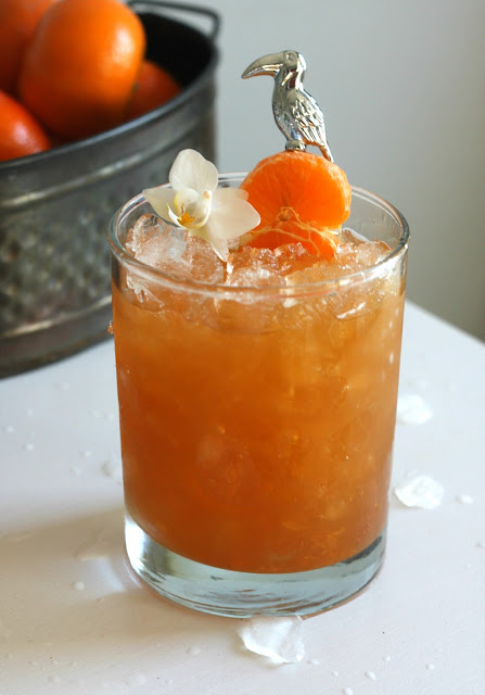 Clementine Rum Cobbler