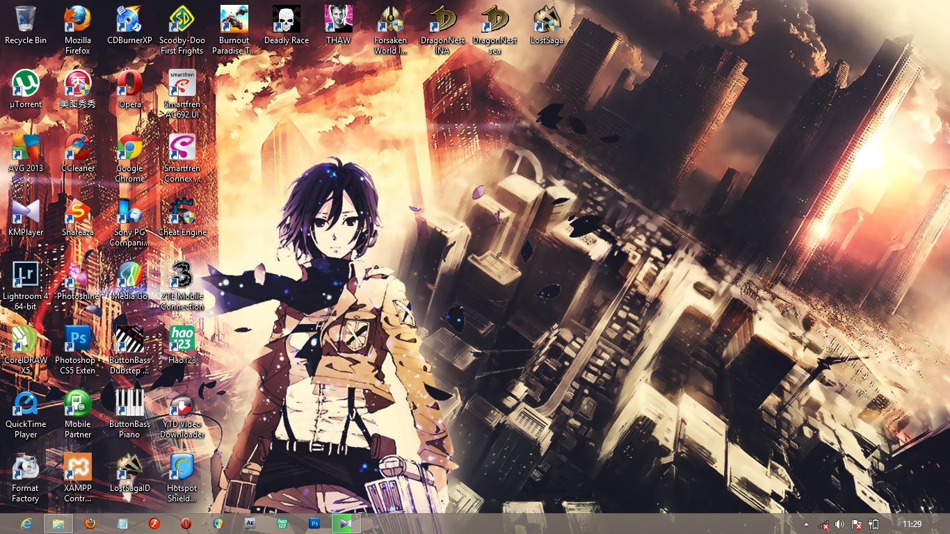 Tema Shingeki no kyoujin (attack on titan) windows 7 or 8 ...