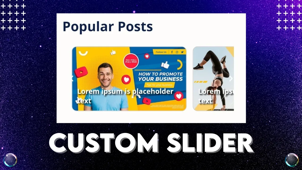 Popular Posts Slider for Blogger