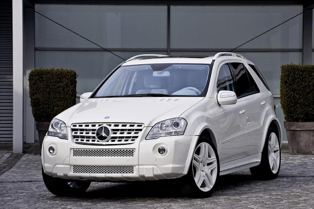 mercedes ml 164 white