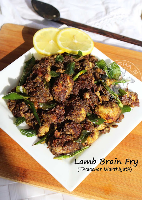 lamb beef goat brain fry brain masala malabar recipes kerala style indian brain traditional