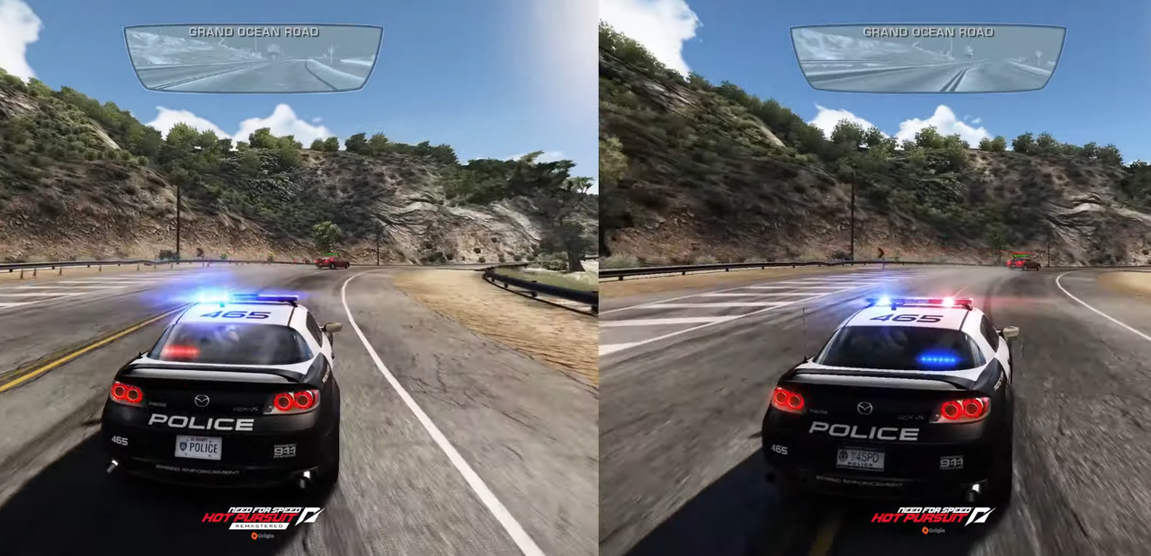 Need For Speed: Hot Pursuit Remastered comparison 2