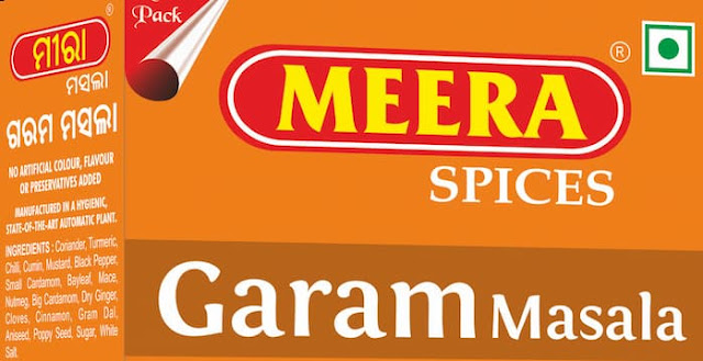 garam masala spices powder ingredients list - meera spices