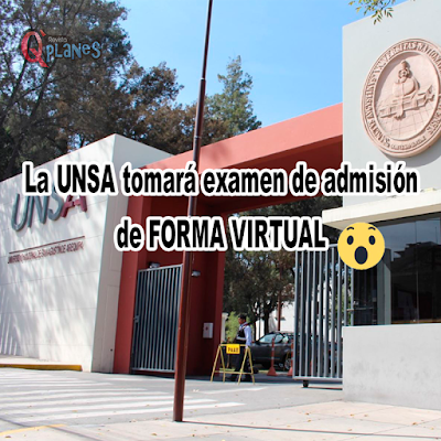 Examen de admision virtual UNSA