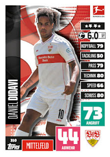 Topps Match Attax Bundesliga 2020-2021 VfB Stuttgart Set