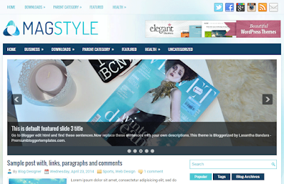 MagStyle Blogger Template Responsive Download