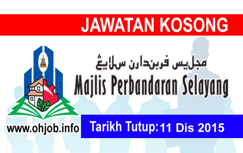 Job Vacancy at Majlis Perbandaran Selayang (MPS) - JAWATAN 