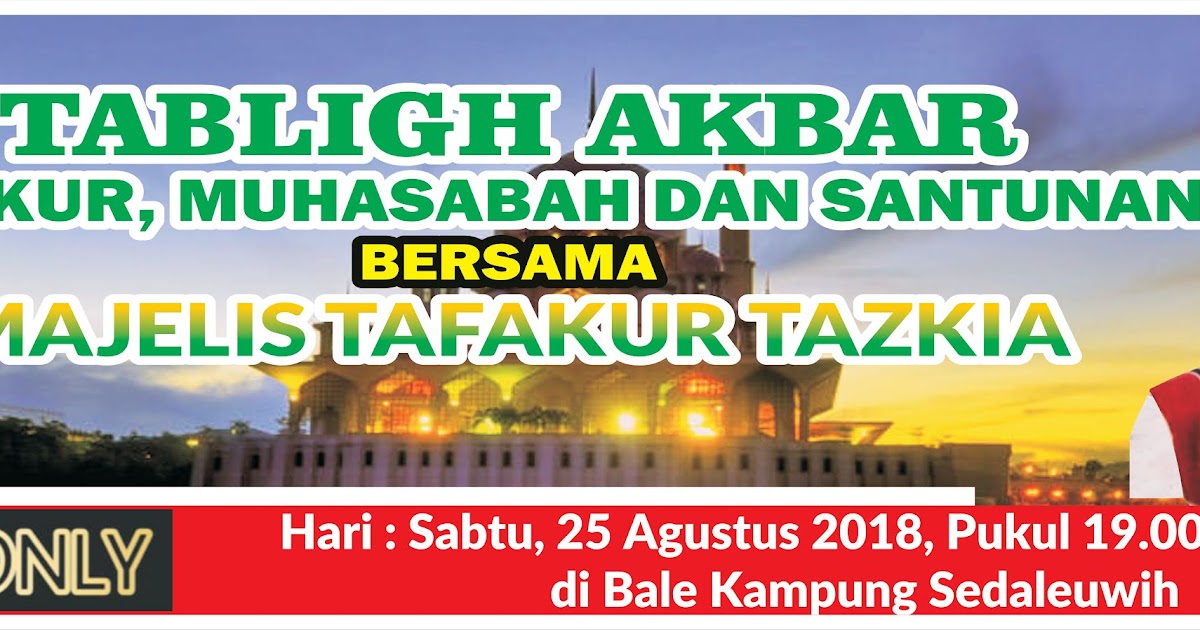 Contoh Spanduk Tabligh Akbar.cdr  KARYAKU