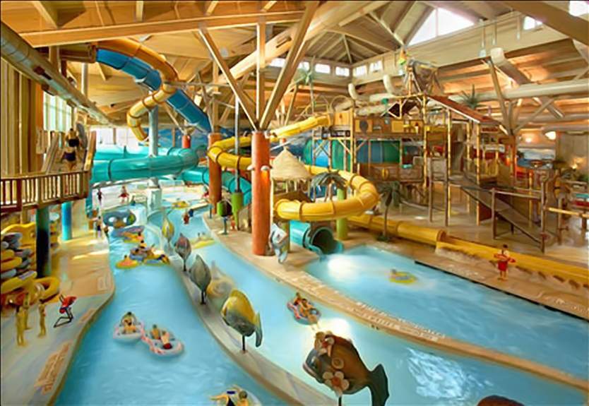 places to rent Splash Lagoon Indoor Water Park | 834 x 575