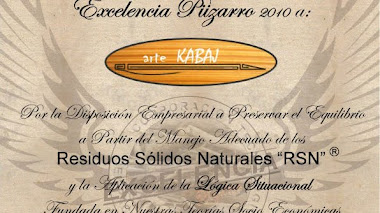 Certificación para ARTE KABAJ