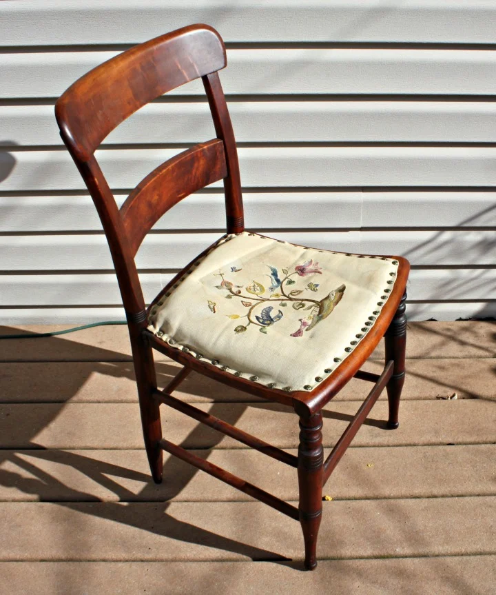 Vintage chair from auction