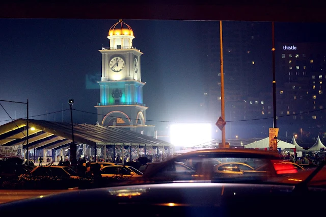 Night Photography Di Dataran Johor Dengan Camera Canon 