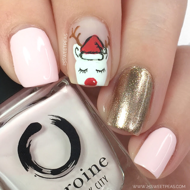 Reindeer Nail Art