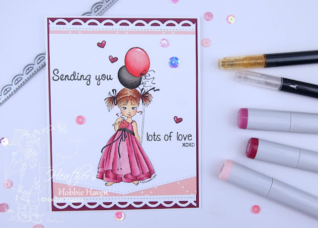 Heathers Hobbie Haven - Whimsy Stamps - Birthday Beauty Card Kit