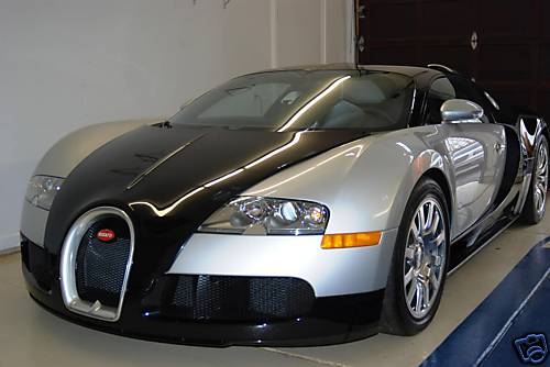 bugatti veyron silver