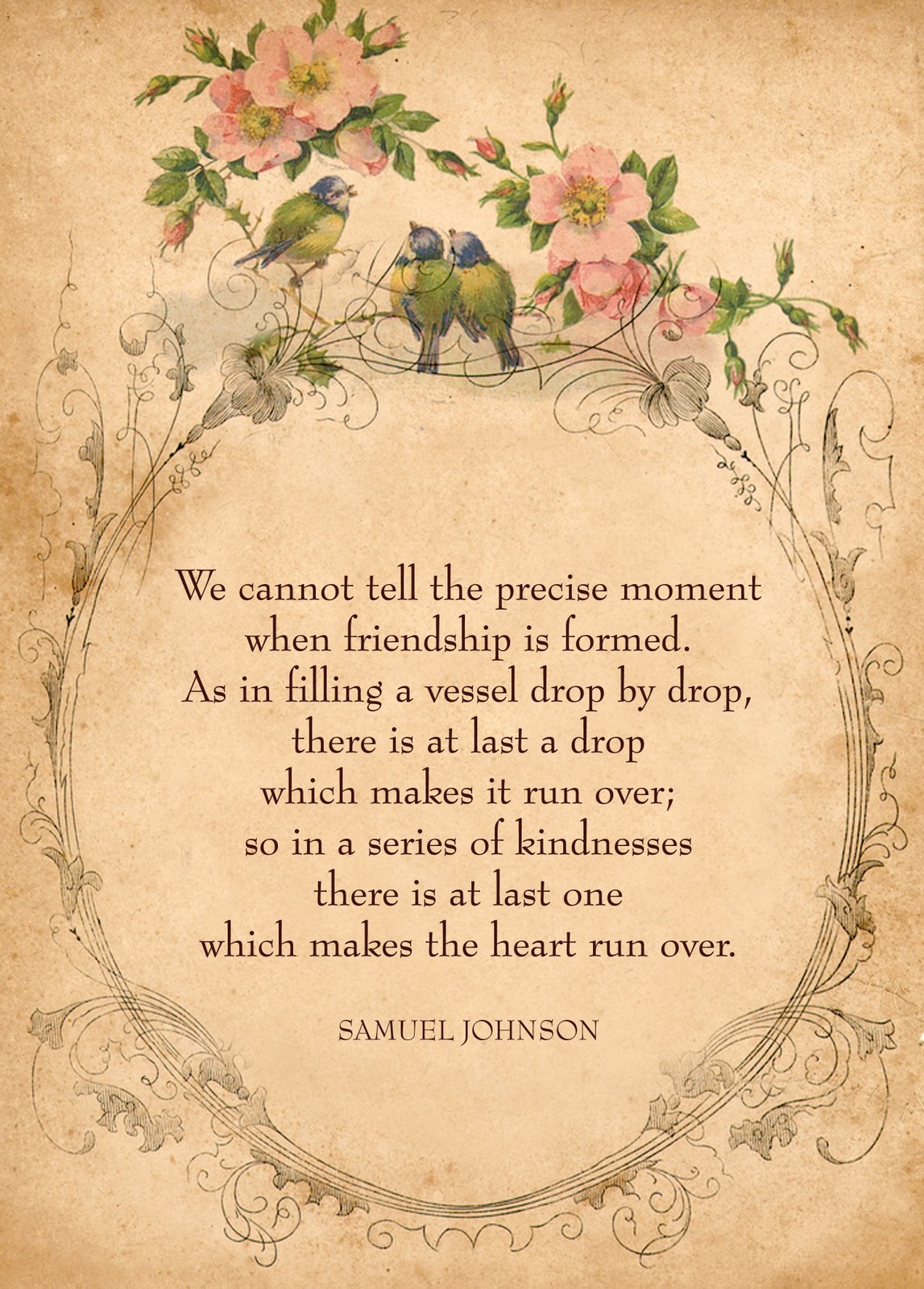 The Feathered Nest ~: Thoughts on precious friendship