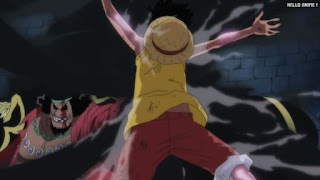 ワンピースアニメ インペルダウン編 447話 黒ひげ ルフィ | ONE PIECE Episode 447