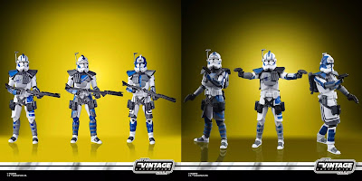 San Diego Comic-Con 2020 Exclusive Star Wars The Vintage Collection The Clone Wars 501st Legion Arc Troopers Figure 3 Pack by Hasbro