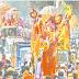 Swami Vasudevanand reached the camp with the saints in Kumbh