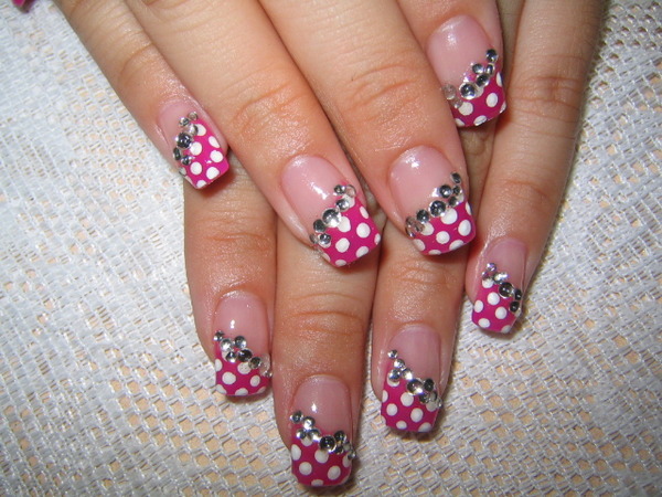 Nail Art Tutorial - Raining Love Valentine's Day Design for Short Nails