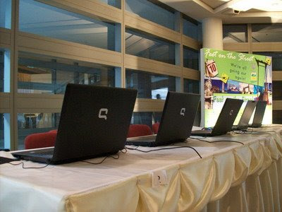 เช่าโน๊ตบุค จำนวน 5 เครื่อง ติดตั้งที่ SCB Park (หอประชุมมหิศร)