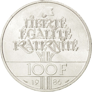 France 100 Francs Silver Coin