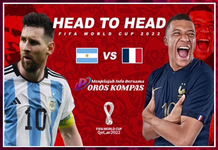 Head to Head Argentina vs Prancis - Poros Kompas