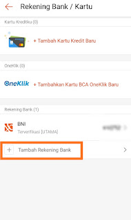 Cara Verifikasi Rekening Bank di Shopeepay Terbaru 2020