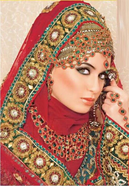 Embellished Wedding hijabs
