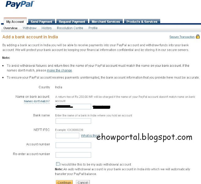 Add how to link bank account in paypal to get verified