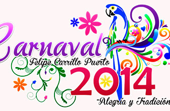 Presentan actividades del Carnaval de Felipe Carrillo Puerto