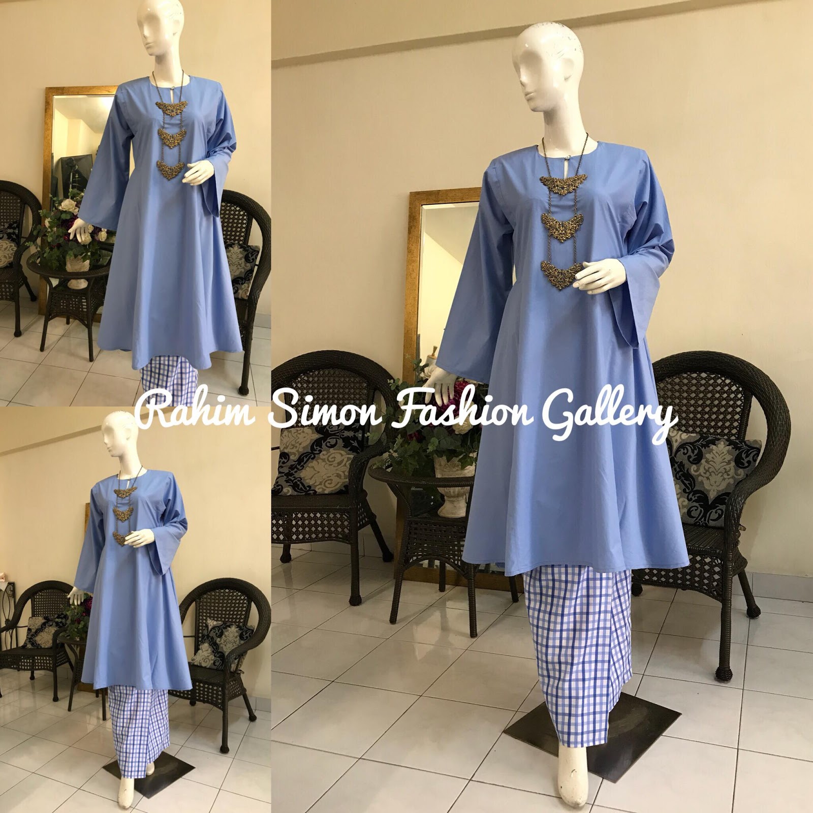 Pemborong Pakaian Baju  Kurung  Johor  Riau Tradisional Klasik