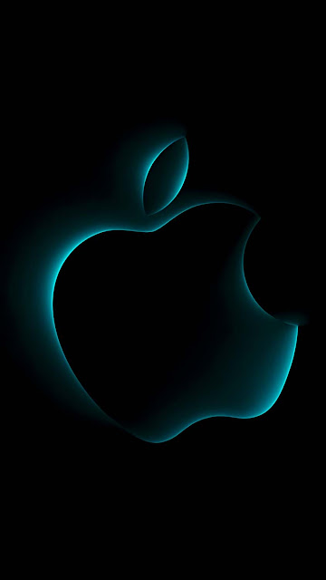 Glowing Apple Artwork Mobile Wallpaper 4K is free mobile wallpaper.