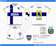 Boca Juniors2013 (libertadores) (bocajrs away )