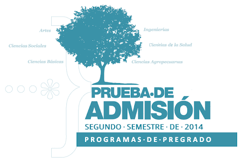 Prueba de admisión UNAL segundo semestre de 2014 ingreso a pregrado