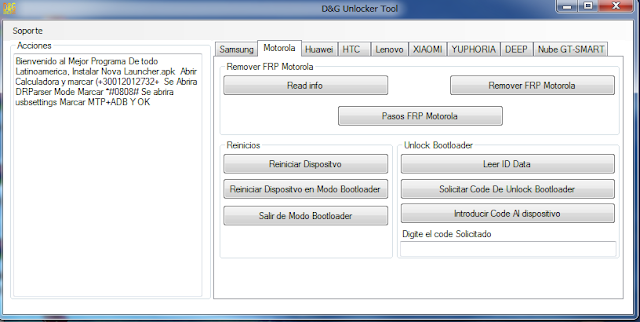 D&G Univarsal Frp (Google Lock) Unlock Tool 