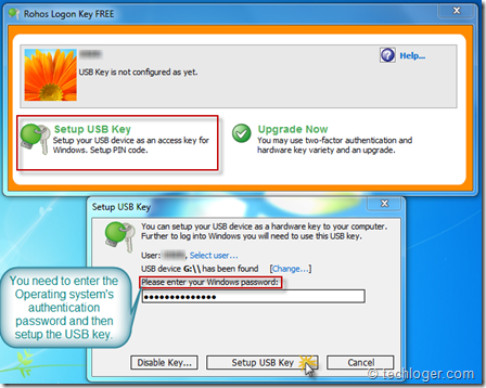 Rohos-Logon-Key-Free-Interface