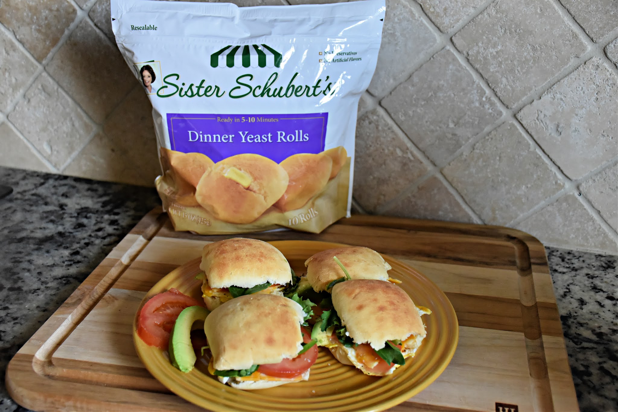 Mini Egg Sandwiches Recipe with Sister Schubert’s® Dinner Yeast Rolls