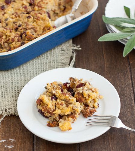 Sausage, Cranberry, and Cornbread Stuffing