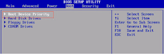 Cara Setting Bios Agar booting dari Flashdisk