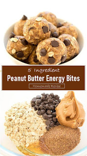 5 Ingredient Peanut Butter Energy Bites