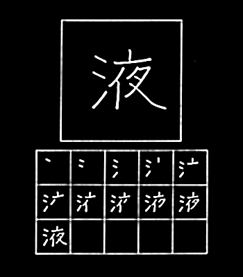 kanji cairan