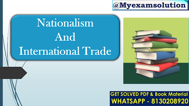 What is the relationship between nationalism and international trade