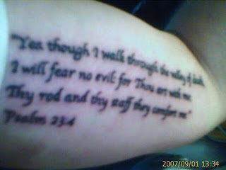 bible verse tattoos